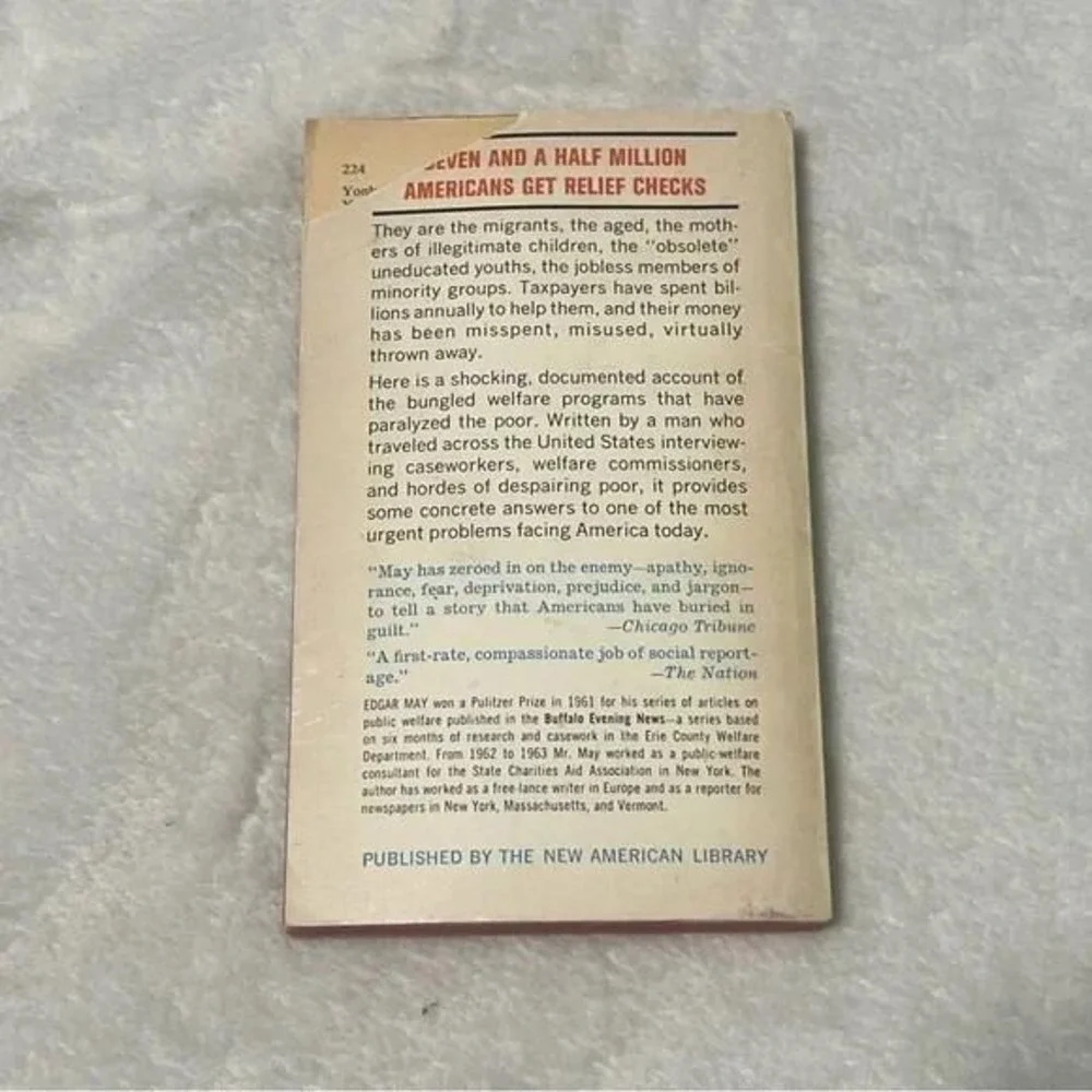 The Wasted Americans Edgar May Vintage Paperback Book 1964 1st Edition